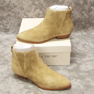 Ivanka Trump Avali Suede Bootie -6M Light Natural